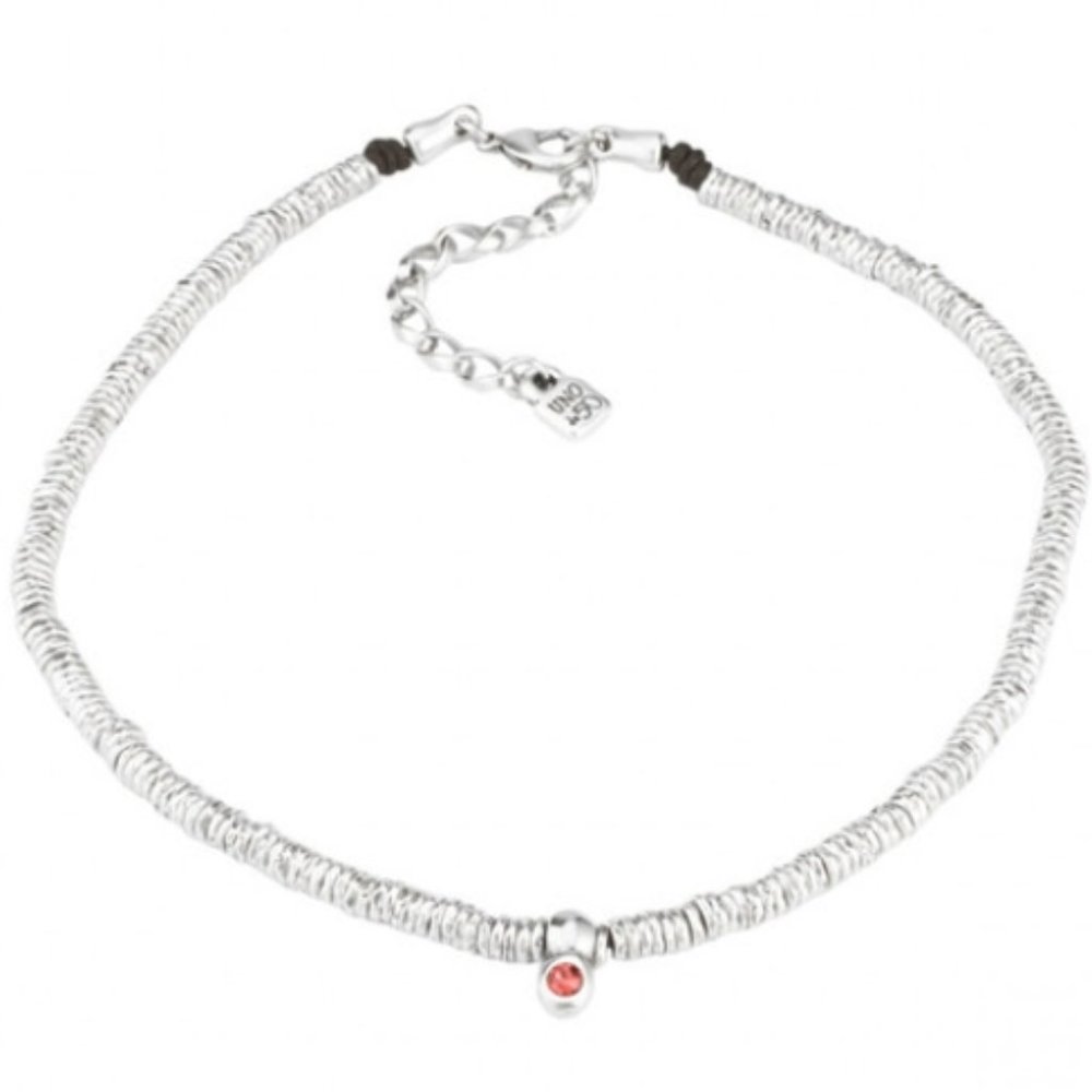 Uno de 50 Piedra Naranja Necklace